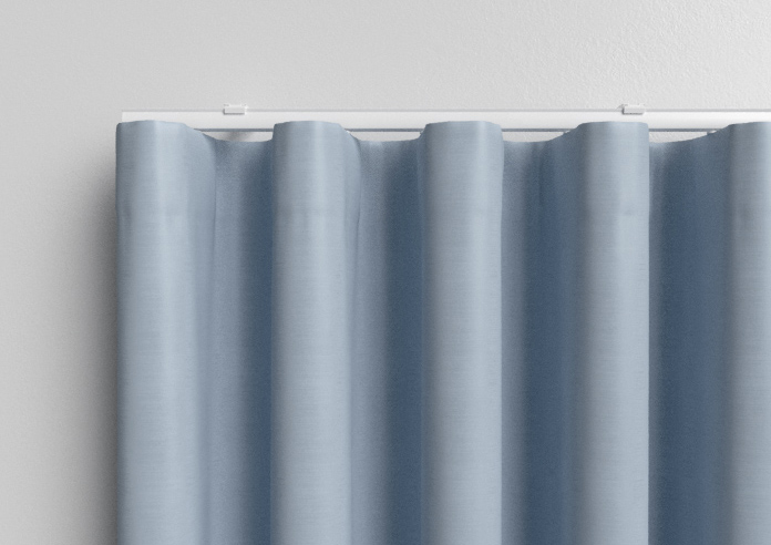 Shima Faux Silk, Sky - Made to Measure Curtains - Image 13